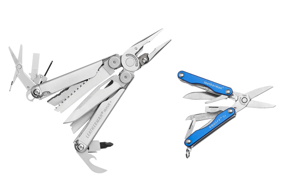 Leatherman Wave and Leatherman Squirt S4